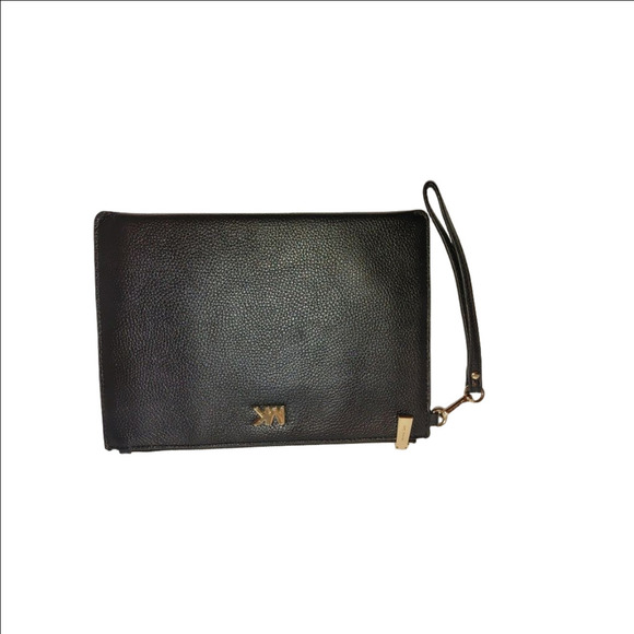 Michael Kors MD Pebbled Leather Clutch Wristlet - Picture 1 of 6